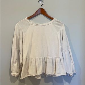 Free People | Beachy Cotton Babydoll Top